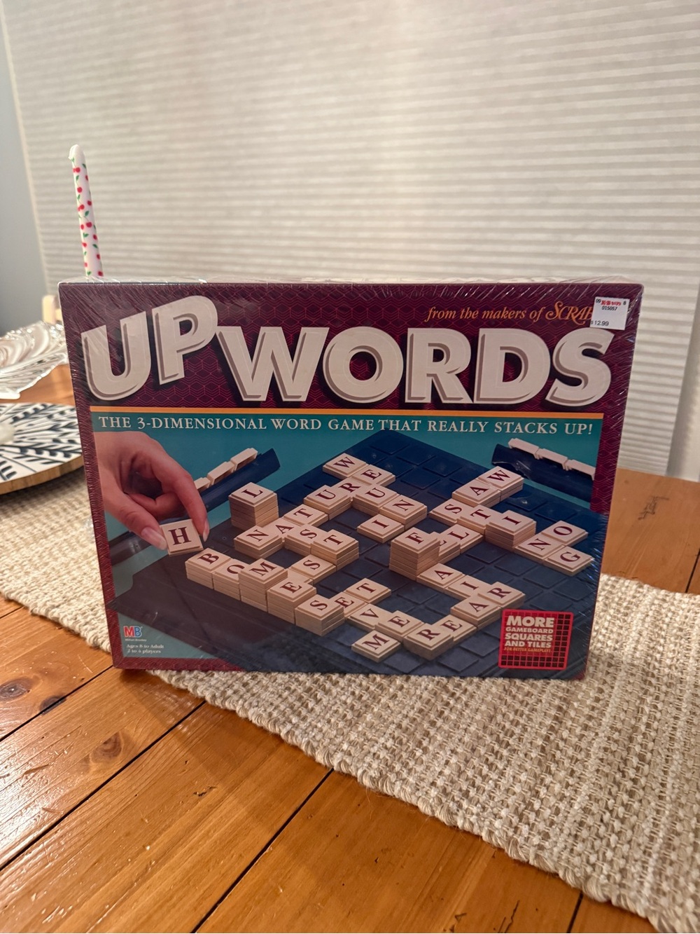 Vintage Upwords 3D Word Game Milton Bradley Factory Sealed New